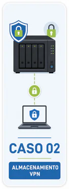 - Almacenamiento NAS y conexión VPN segura para una pequeña empresa   7:08