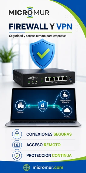 micromur-firewall-vpn-alta-284x568 olución empresarial de firewall y VPN de Micromur con acceso remoto y protección continua